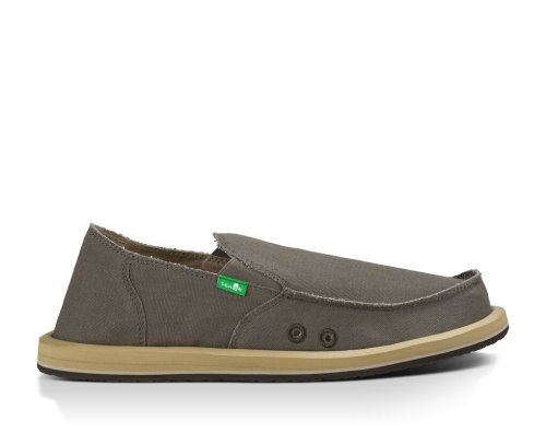 Sanuk Vagabond - Sanuk Shoes Mens Dark Grey - Philippines CFABGR742